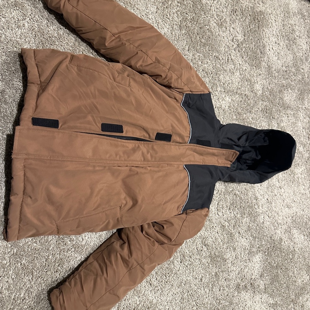 Old Navy Brown and Black Kids Raincoat
